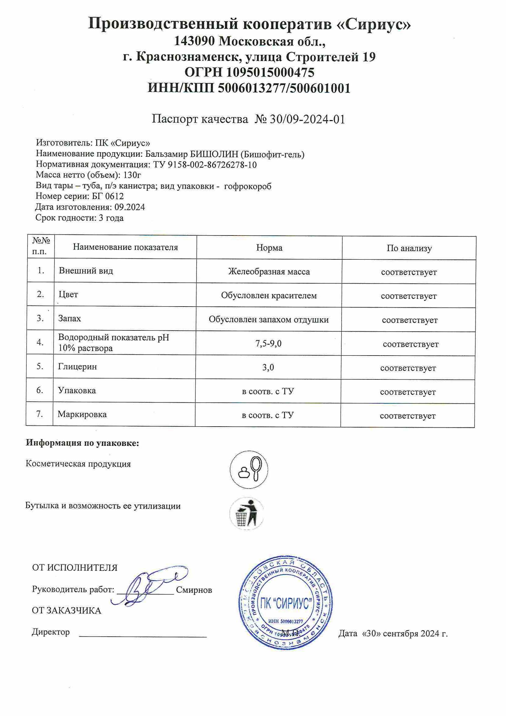 Паспорт №092024